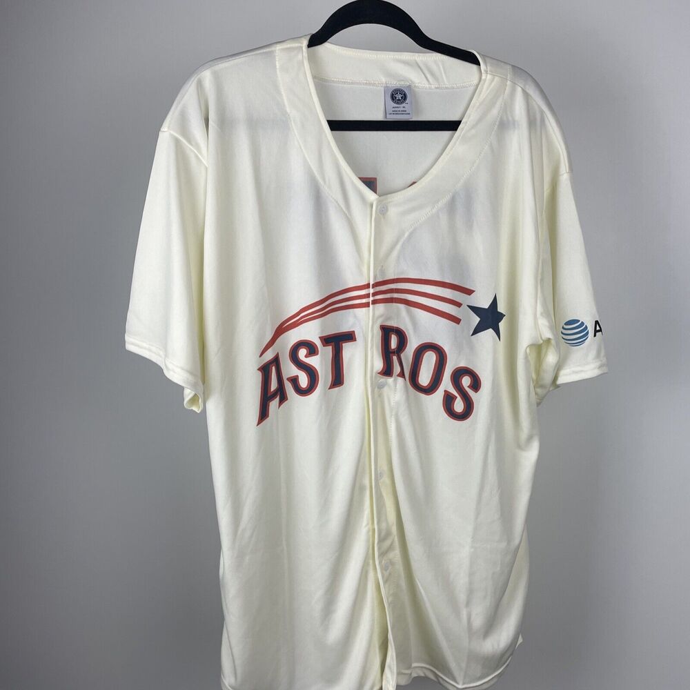 Houston Astros #27 JOSE ALTUVE Throwback Jersey AT&T Stadium Giveaway - Size XL